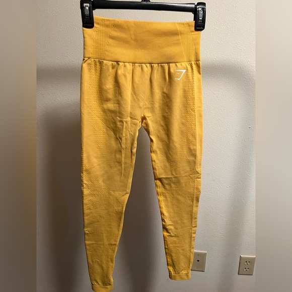 Women's Gymshark Vital Seamless 2.0 Leggings Yellow - Picture 3 of 7